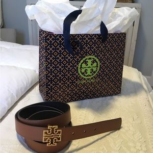 Tory Burch Reversible Belt with Logo